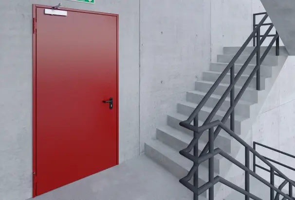 Porta corta-fogo saída de emergência